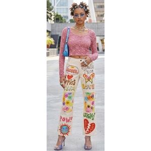 Collina Strada Chason Pant in Compost Y2K